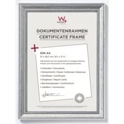 Walter Design Bilderrahmen »LOUNGE«, BxL: 44 X 54 Cm, Silberfarben, Kunststoff