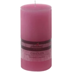 Steinhart Kerze »Raureif«, Rosa, Rustikal/einfarbig, 1 Stück