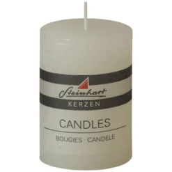 Steinhart Kerze »Raureif«, Weiß, Rustikal/einfarbig, 1 Stück