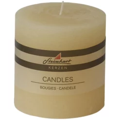 Steinhart Kerze »Raureif«, Creme, Rustikal/einfarbig, 1 Stück