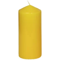 Steinhart Kerze »glatte Ware«, Gelb, Einfarbig, 1 Stück