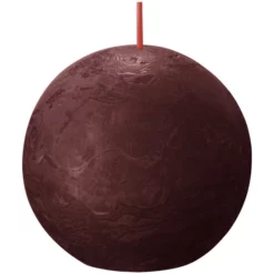 Bolsius Kugelkerze »Shine-Collection«, Samtrot, 6 Stück