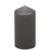 Steinhart Kerze »glatte Ware«, Grau, Einfarbig, 1 Stück