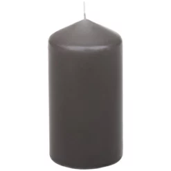 Steinhart Kerze »glatte Ware«, Grau, Einfarbig, 1 Stück