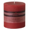 Steinhart Kerze »Raureif«, Rubinrot, Rustikal/einfarbig, 1 Stück -Wohnen Wohndeko Verkäufe unnamed file 4496