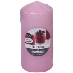 Steinhart Kerze »glatte Ware Mit Duft«, Rosa, Einfarbig, 1 Stück