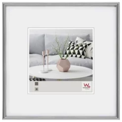 Walter Design Bilderrahmen »GALERIA«, BxL: 41,1 X 41,1 Cm, Silberfarben, Kunststoff