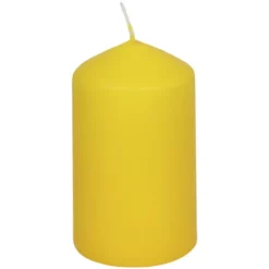 Steinhart Kerze »glatte Ware«, Gelb, Einfarbig, 1 Stück
