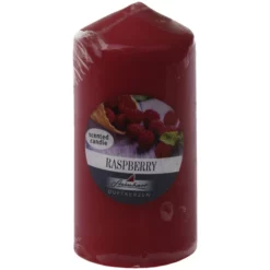 Steinhart Kerze »glatte Ware Mit Duft«, Rubinrot, Einfarbig, 1 Stück