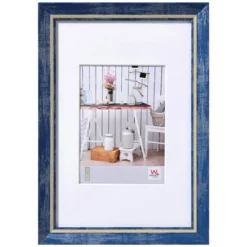 Walter Design Bilderrahmen »Chalet«, BxL: 26,5 X 32,5 Cm, Blau, Kunststoff