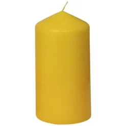Steinhart Kerze »glatte Ware«, Gelb, Einfarbig, 1 Stück