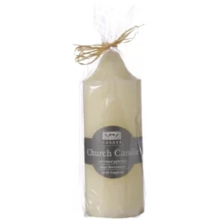 CASAYA Stumpenkerze »Church Candle«, Creme, Einfarbig