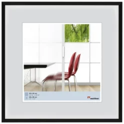 Walter Design Bilderrahmen »GALERIA«, BxL: 41,1 X 41,1 Cm, Schwarz, Kunststoff