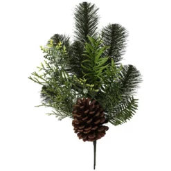 Kunstblume »Mix-Tannenzweig«, Kunststoff, Grün