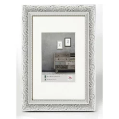 Walter Design Bilderrahmen »BAROCK«, BxL: 36,8 X 47 Cm, Weiß, Holz