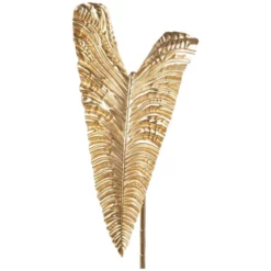 Kunstblume, Taroblatt, Goldfarben