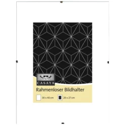 CASAYA Bilderrahmen, BxL: 29,7 X 41,9 Cm, Transparent, Glas