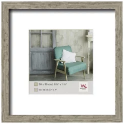 Walter Design Bilderrahmen »Stockholm«, BxL: 33 X 33 Cm, Grau, Holz