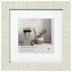 Walter Design Bilderrahmen »HOME«, BxL: 24,7 X 24,5 Cm, Weiß, Holz