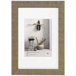 Walter Design Bilderrahmen »HOME«, BxL: 15 X 19,5 Cm, Beige, Holz