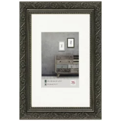 Walter Design Bilderrahmen »BAROCK«, BxL: 20 X 24,9 Cm, Grau, Holz