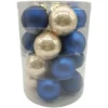 CASAYA Weihnachtskugel »Midnight Mix«, Ø: 3 Cm, Uni, Blau/champagner, 28 Stück -Wohnen Wohndeko Verkäufe unnamed file 4819