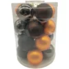 CASAYA Weihnachtskugel »Dark Mix«, Ø: 7 Cm, Uni, Granit/braun/orange, 8 Stück -Wohnen Wohndeko Verkäufe unnamed file 4824
