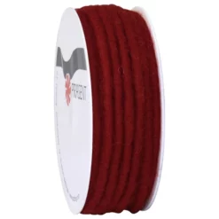 Präsent Wollkordel, Länge: 300 Cm, Bordeauxrot