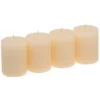 CASAYA Stumpenkerze, Creme, Raureif, 4 Stück -Wohnen Wohndeko Verkäufe unnamed file 4863