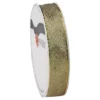 Präsent Schleifenband, Polyamid (PA), Länge: 400 Cm, Goldfarben