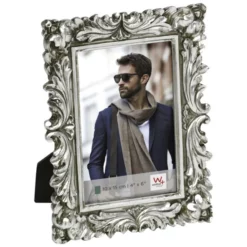 Walter Design Bilderrahmen »SAINT GERMAIN«, BxL: 16,3 X 21,1 Cm, Silberfarben, Kunststoff