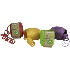 Präsent Ringelband, Baumwolle, Länge: 1000 Cm, Blau