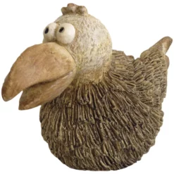Dekofigur, Vogel, Braunweiß