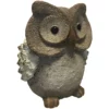 Dekofigur, Eule, Braunweiß