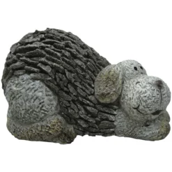 Dekofigur, Hund, Grau