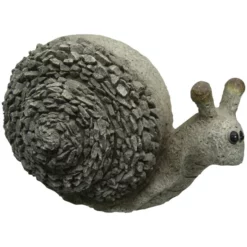 Dekofigur, Schnecke, Grau
