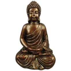 Dekofigur, Polyresin, Bronzefarben