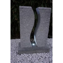 Lichtobjekt, Granit, Grau