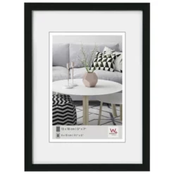 Walter Design Bilderrahmen »GALERIA«, BxL: 19,3 X 25,2 Cm, Schwarz, Kunststoff