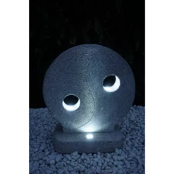 Lichtobjekt, Granit, Grau