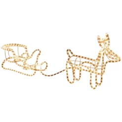 Koopmann Elchkopf, Rentier, Höhe: 37,5 Cm, Transparent