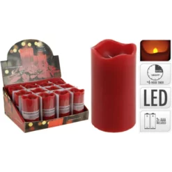 Koopmann LED-Kerze, Rot, Timerfunktion