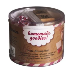 Rayher Stempel, Mehrfarbig, Holz, 5 Stempel, 1 Stempelkissen, 1 Band, Pappkärtchen -Wohnen Wohndeko Verkäufe unnamed file 5183