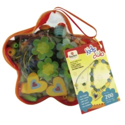 Rayher Deko-Perlen, Bunt, Holz, Ca. 200 Stück