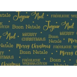 Braun Geschenkpapier, Schwarz, 1 Stück