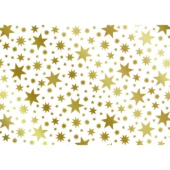 Braun Geschenkpapier, Goldfarben, 1 Stück