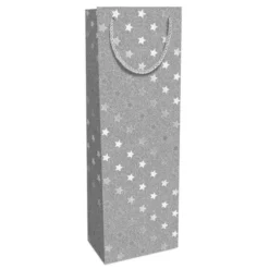 Braun Geschenktasche, Silberfarben, 1 Stück