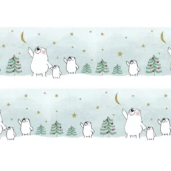 Braun Geschenkpapier, Hellblau, 1 Stück