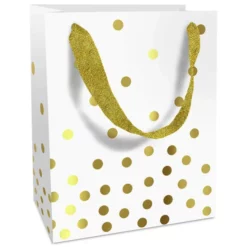 Braun Geschenktasche, Weiß, 1 Stück