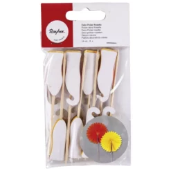 Rayher Deko-Rosetten, Papier, Gelb/orange